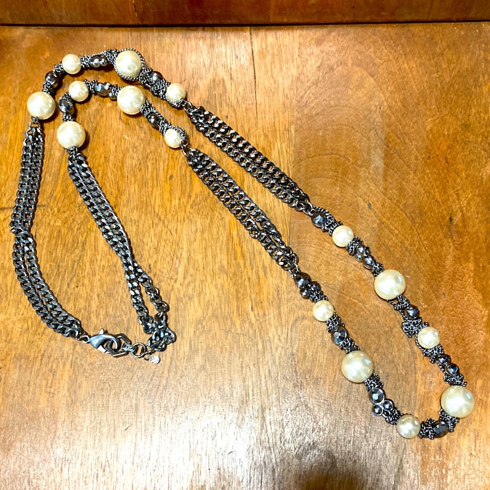 Simply Vera Chunky Pearl Statement Necklace